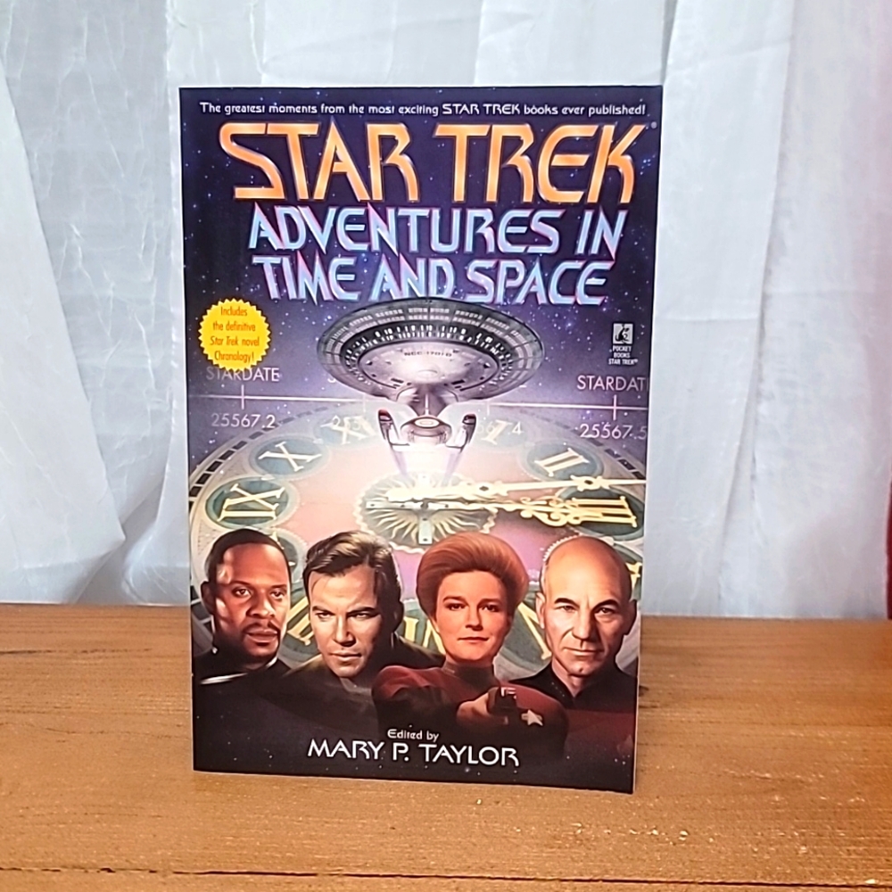 Star Trek Adventures In Time and Space Soft Cover Book Vintage 1999